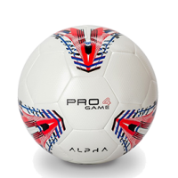 AlphaKeepers Мяч футбольный HYBRID PRO T4 GAME 83017C4 Белый